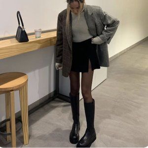 DUCIE LONDON KARA TALL BOOTS BLACK